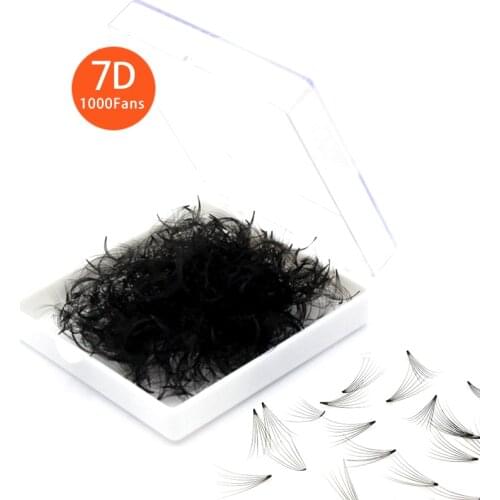 7D Premade Eyelashes Loose fans Lash Semi Permanent Mink Eyelash Russian Volume Eyelash Extension Silk false Lashes