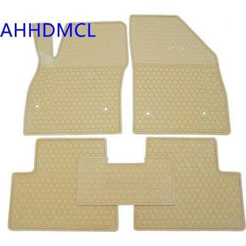 Car Rubber Floor Mats Anti Slip Mat Carpets Feet Pad Custom Fit For Buick Verano 2015 2016 2017 2018 Left Hand Drive