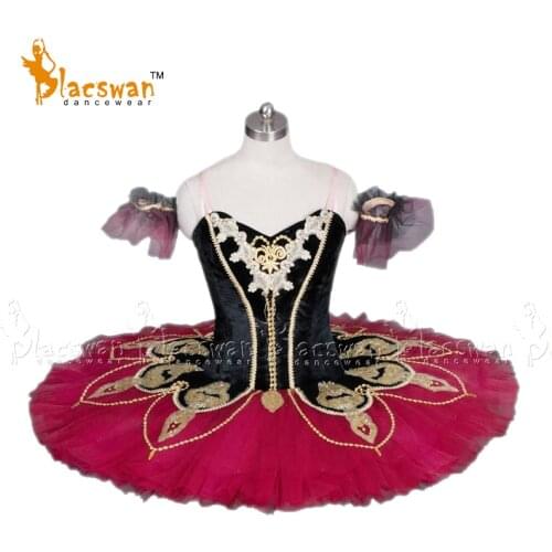 Professional Ballet Tutu Black BT674 Burgundy Adult Costume Tutus Women Professional Tutus Kids Pancake Tutus for Competitions