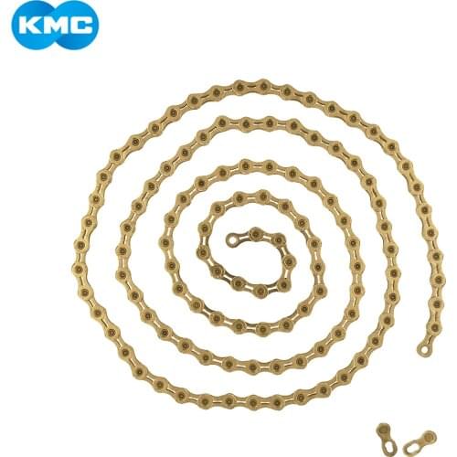 KMC MTB Road Bike Chain 8/9/10/11/12 Speed Mountain Bike Chain Missing Link Connector X8 X9 X10 X11 X12 BMX Bicycle Chain Golden