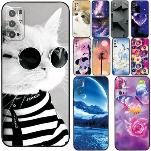 For Xiaomi Redmi Note 10T 5G Case Silicone Soft Case For Redmi Note 10 5G TPU Protective Cover For Xiaomi POCO M3 Pro Phone Capa