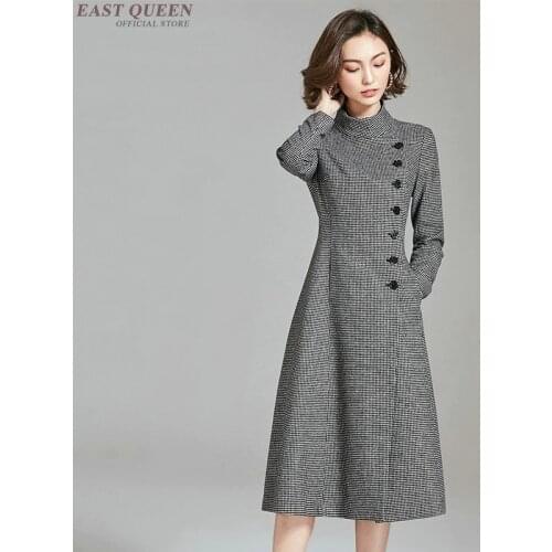 Business dress for women office ladies korean style luxury dress for work autumn winter dress 2018 AA3994