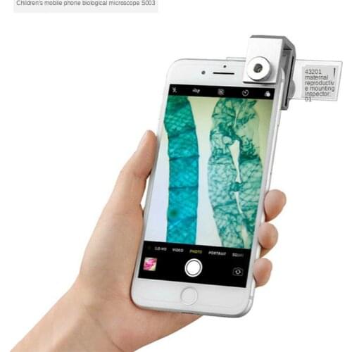 Childrens Microscope 75x Optical High Magnification Biology Student Science Toy Mobile Phone Outdoor Portable Microscope