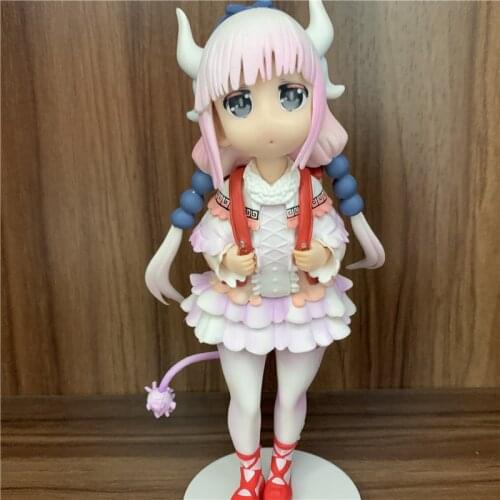 19cm Kobayashi-san Chi No Maid Kanna Kamui Anime Miss Kobayashis Dragon Maid Action Figure PVC KannaKamui Model Toy Gift