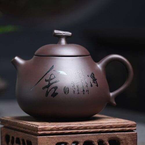 Ceramic Handle Teapot Filter Flower Strainer Kitchen Chinese Tea Pot Infuser Crockery Dzbanek Do Herbaty Table Teaware DL60CH