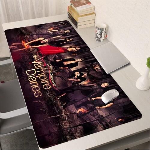 The Vampire Diaries Mouse Pad PC Gamer Keyboard Desk Mat Gaming Accessories Carpet Computer Table Laptop CS GO LOL Mousepad