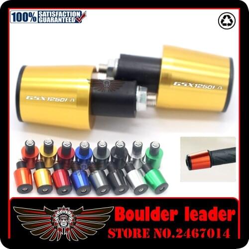 Motorcycle 7/8'' 22MM Handlebar Grips Handle Bar Cap End Plugs For SUZUKI GSX1250 F/SA/ABS GSX1250FA GSX 1250 FA 2010-2016