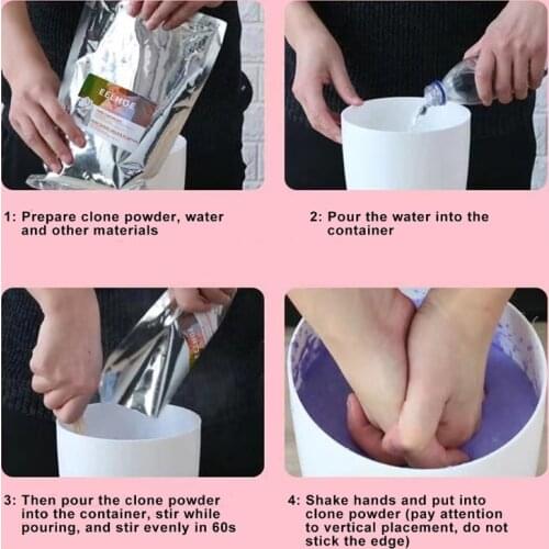 1 Pack Hand Mold Set Souvenir Casting Set DIY Hand Foot Printing Mold Plaster Casting Kit Handprint Keepsake Growth Couple Mould