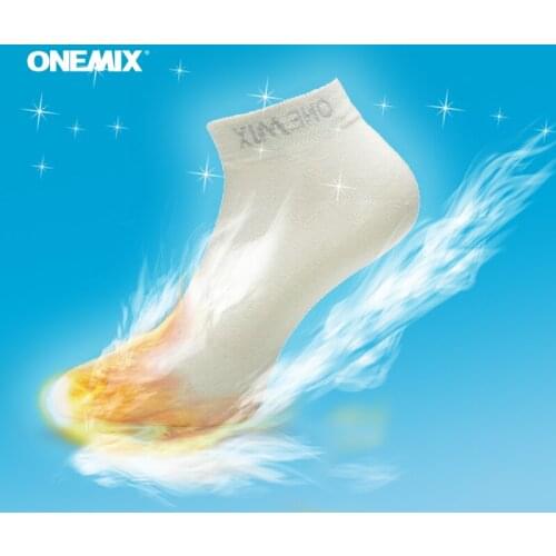 ONEMIX Women Sports Socks Running Quick Dry Socks Pure Cotton Socks Hiking Climbing Fitness Socks Professional Men Sports Socks