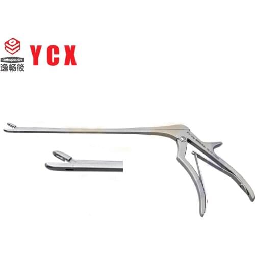 Orthopedic pulposus forceps bone medical rongeur straight gun type nucleus
