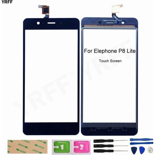 Front Outer Glass Touch Sensor Panel For Elephone P8 Lite Touch Screen Digitizer Touch Screen Assembly Lens Free Shipping