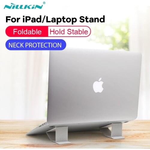 NILLKIN Laptop Stand for Macbook Notebook Pad 11.6 to 15.6 inch Work from home Adjustable Folding Stand Portable Tablet support