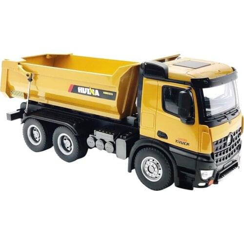 RC Dumper Excavator Truck Huina 1582 Large Scale 1:14 Ten-Channel Mine Transport Dumper Car Toys For Children