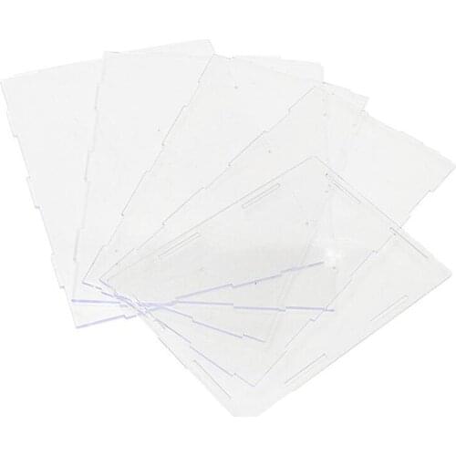 Modern Transparent Acrylic Toy Display Show Case Dustproof Box Tool 18x14x30cm