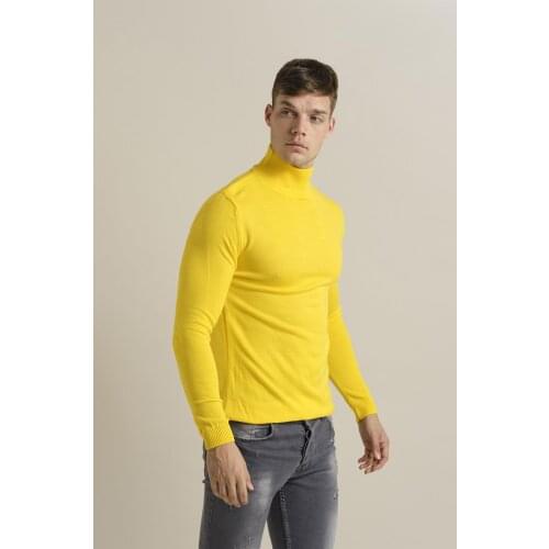 Sorte T07 Half Turtleneck Slim Fit Cotton Knitwear