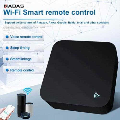 NABAS Smart WiFi Infrared Remote Control General Infrared Smart Home Remote Control TV Air Conditioning Works With Google Home