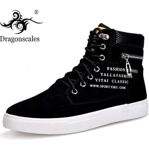 Winter Warm Men Snow Boots High Top Fur MenS Boot Fashion Men Boots Casual MenS Shoes Rubber Ankle Shoes Plush Size 39-47