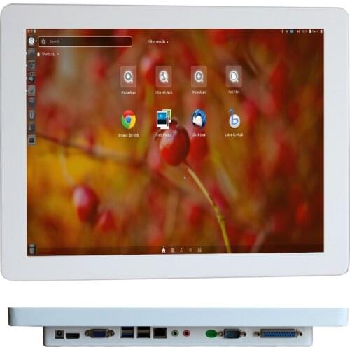 15 inch industrial all in one pc with resistive touch screen embedded touch panel tablet pc J1900 for Windows 7/8/10 / Linux