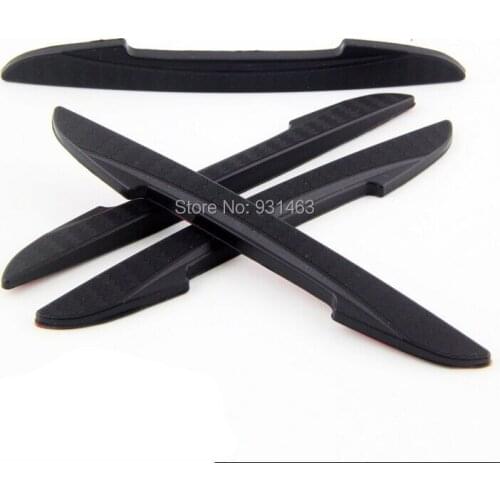 4pc/set the blade car door Crash Bar stickers Guard Edge Corner Bumper Protection Strip car styling
