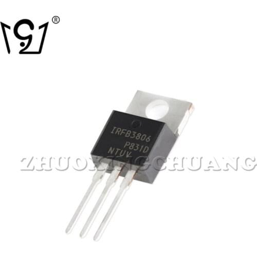 5PCS IRFB3806PBF TO-220 60V/43A IRFB3806 new and original IC