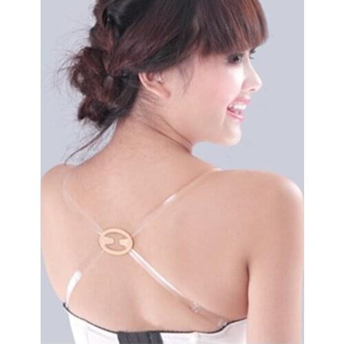 5pcs/lot Oval Invisible Bra Buckle Anti Slip Buckle Breast Safety Seamless Underwear Clasp Ladies Dresses Essential E0005