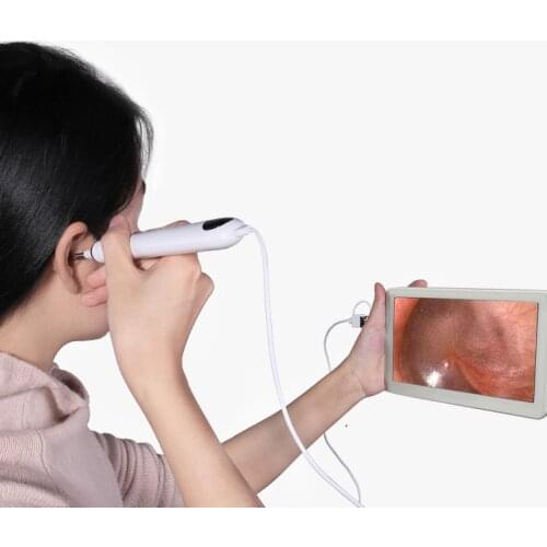 7 Inch Big LCD Display HD Earscope Cleaner Ear Wax Removal Inspection Earpick Endoscope Camera 3.9MM Otoscope