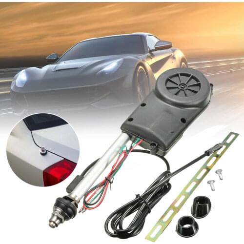 Car Electric Aerial Radio Automatic Booster Power Antenna Kit Car AM/FM Van Electric Power Radio Antenna Conversion Unit