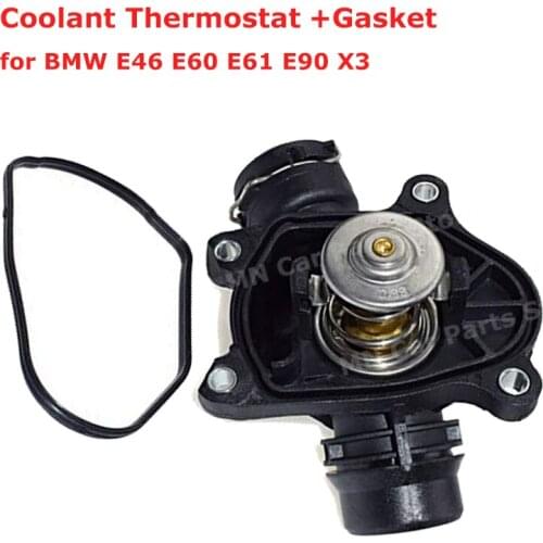 Car Coolant Thermostat 11517789014 11517805811 Fit for BMW E46 E60 E61 E90 X3 520d 525d 530d 535d 335d X5 3.0L