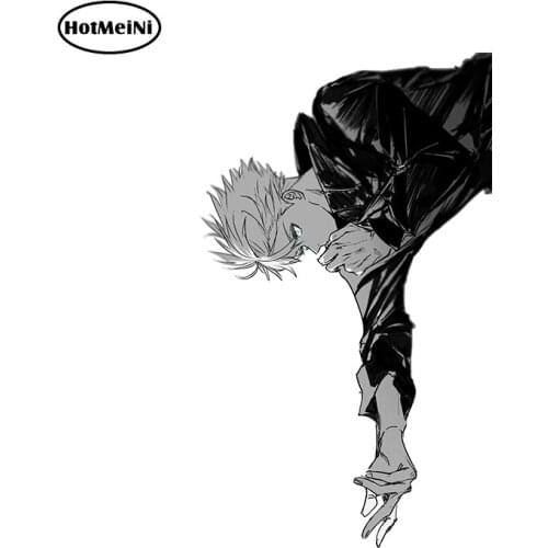 HotMeiNi 13cm x 7.7cm Jujutsu Kaisen Anime Car Stickers and Decals Window Door Bumper Motorcycle Laptop Windshield Decoration