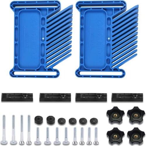 Feather Loc Board Set for Woodworking Engraving Machine Circular Saw Table Double Featherboards Miter Gauge Slot Woodwork Tool