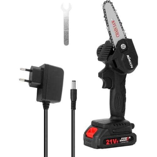KKmoon Portable Electric Pruning Saw Brush Motor Small Wood Spliting Chainsaw One-handed Woodworking Tool for Garden Orchard