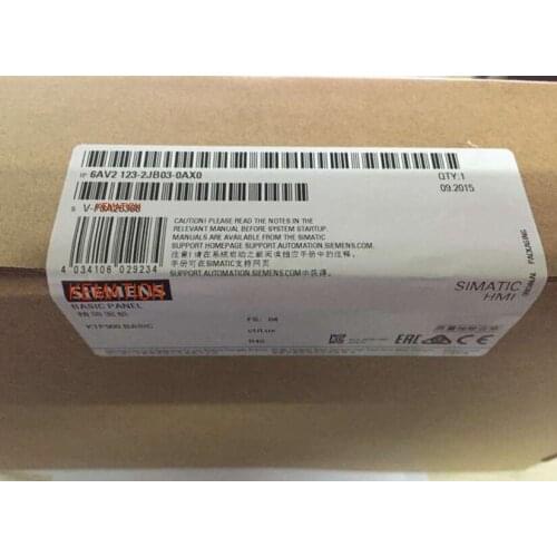 SIMATIC Original 6AV2123-2JB03-0AX0 HMI 9" Touch Panel 6AV21232JB030AX0