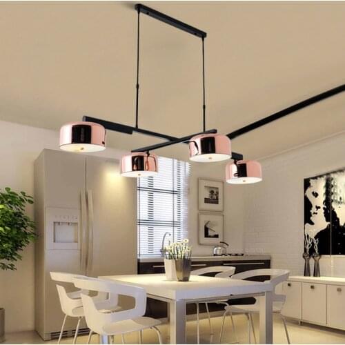 Vintage Loft Pendant Lights Wrought Iron Glass Shade Round Lamp Kitchen Dinning Bar Table Luminaire Fixture Hanging Lamps