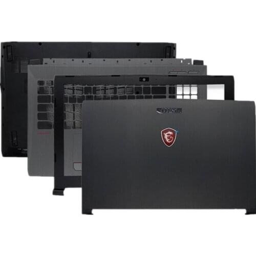 New Replacement Cases for MSI GV62 MS-16J9 16JF 16K7 GP62 A B C D Shell Screen Shaft Cover Laptop Repair Parts