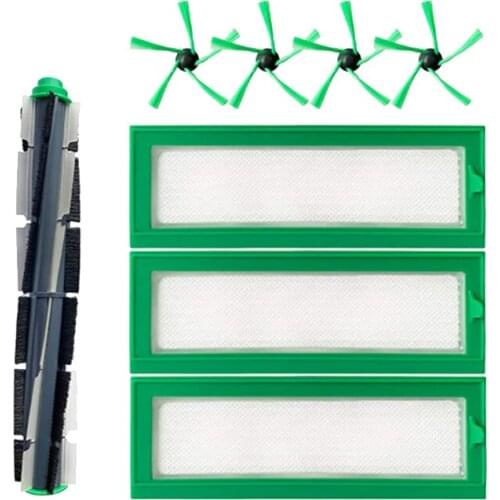 Replacement Parts Accessories Round Brush Filter Side Brush Kit for Vorwerk Kobold VR200 VR300 Vacuum Cleaner