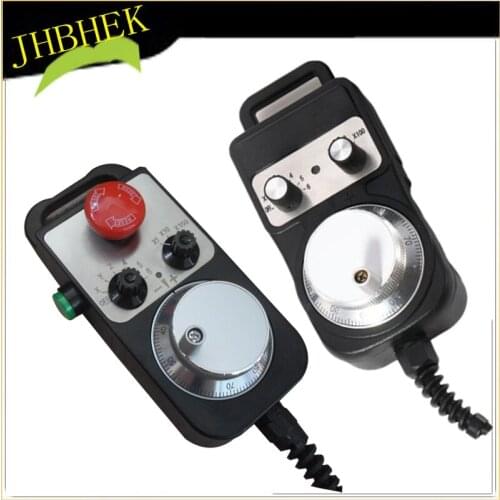 1pcs Universal CNC Router Hand Wheel 4 Axis MPG Pendant Handwheel Emergency Stop Siemens FAGOR GSK MITSUBISHI, FANUC et