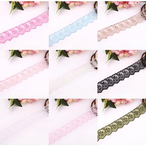 9M(10 Yards)Embroidered Beautiful Lace Ribbon Tape Lace Trim DIY Crafts Accessories For Sewing Wedding Dress Decoration 4.1CM