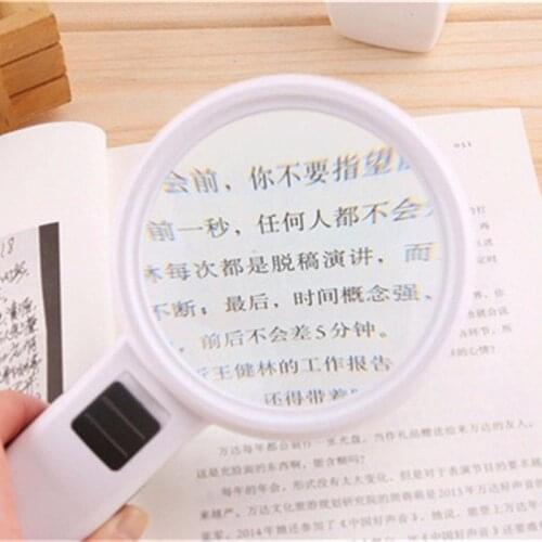 10X Handheld Magnifier Reading Magnifying Glass Jewelry Loupe With 3 LED Light