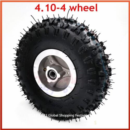 4.10-4 tires and inner tubes and 4-inch wheels for 49cc mini four-wheel SUV scooter ATV SUV