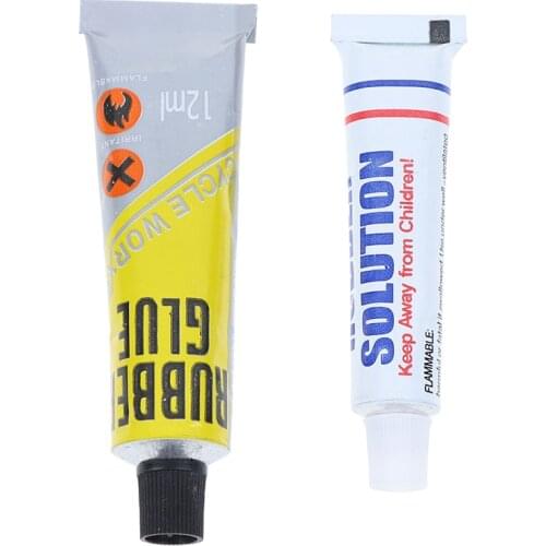 5/12ML Bicycle Tire Repair Road Mountain Bike Tyre Inner Tube Puncture Repair Rubber Cement Cold Glue Bike Tire Patch