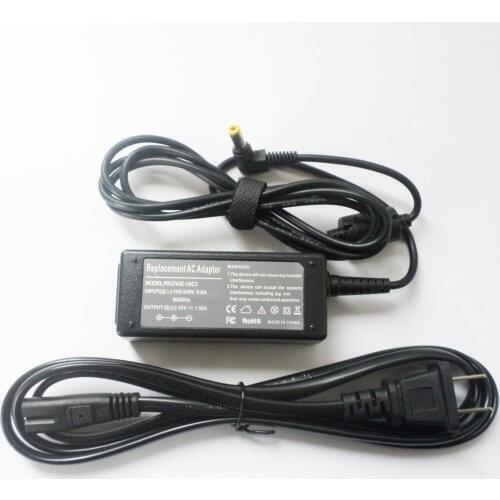 19V 1.58A 30W AC Adapter Battery Charger Power Supply Cord For Toshiba Mini Netbook NB550D-109 NB550D-10G NB500-111 NB500-115