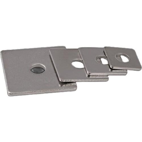 White zinc square washer / square gasket M3-M16 10Pcs