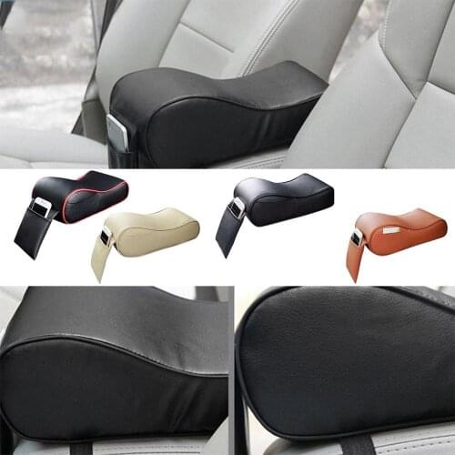 Low price Car Seat Cover Soft Leather Auto Center Armrest Console Box Armrest Seat Protective Pad Car Arm Rest Top Cover