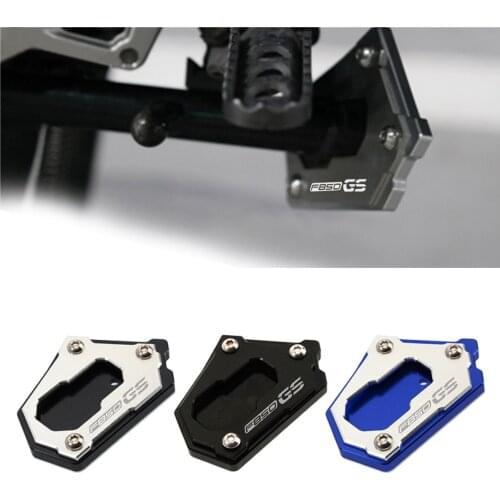 For BMW F750GS F850GS F 750 GS F 850 GS 2018 2019 2020 Motorcycle CNC Aluminum kickstand sidestand stand extension enlarger pads