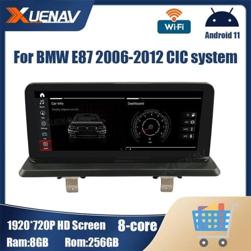 Android 11 DVD Player For BMW E87 2006-2012 CIC system Car Multimedia Player Stereo touch screen GPS Navigation Car Radio