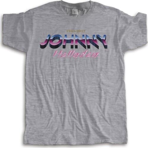 Hot sale men brand t shirt summer cotton tshirt Wholesale Funny Men O-Neck Johnny Hallyday Gang Ce Que Je Sais