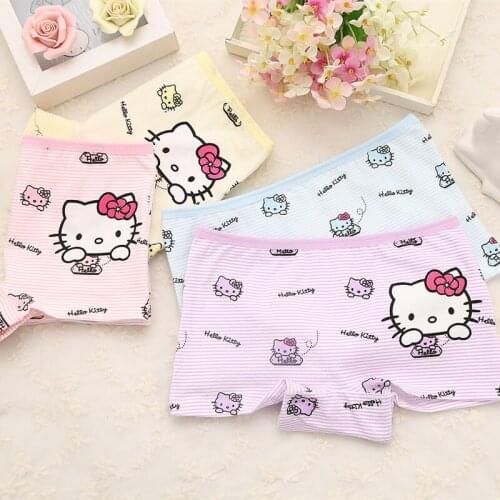 Girl cotton 4pcs/lot cartoon cool children boxer underwear pants for kids pants Briefs Panties underpants 2-9T