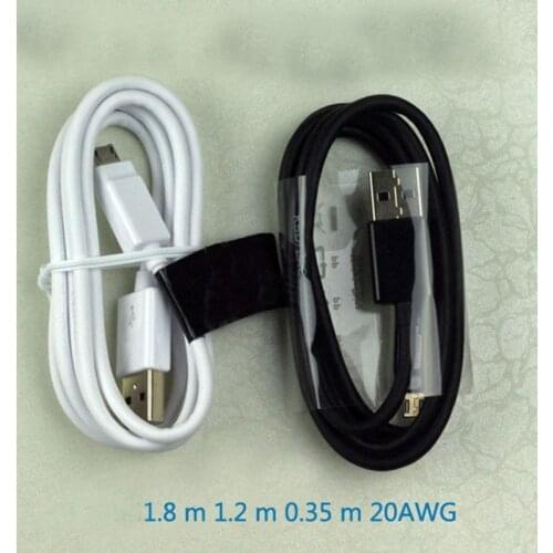 Data cable micro USB charging 0.35 m 1.2 m to 1.8 m line 20AWG shielding new bump