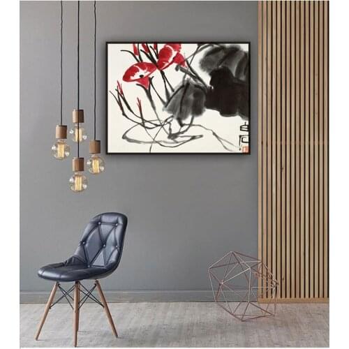 Canvas Painting Chinese Wall Art Abstract Oil Posters Prints Pictures for Living Room Kitchen Home Decor No Frame