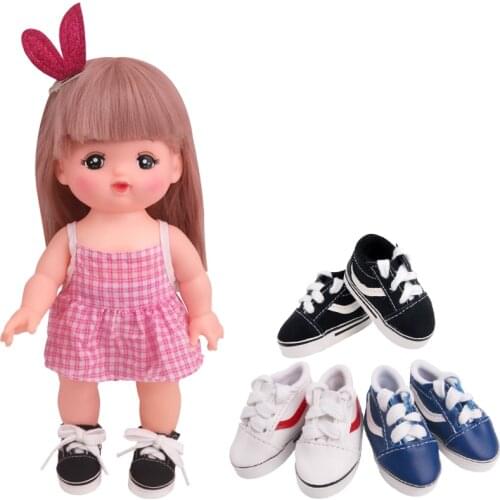 Dolls shoes American 14.5-inch Girls fashionable 3 colors sports shoes PU fit milo doll shoe accessories x40